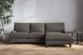 Marri Large Right Hand Chaise Sofa - Brera Linen Granite