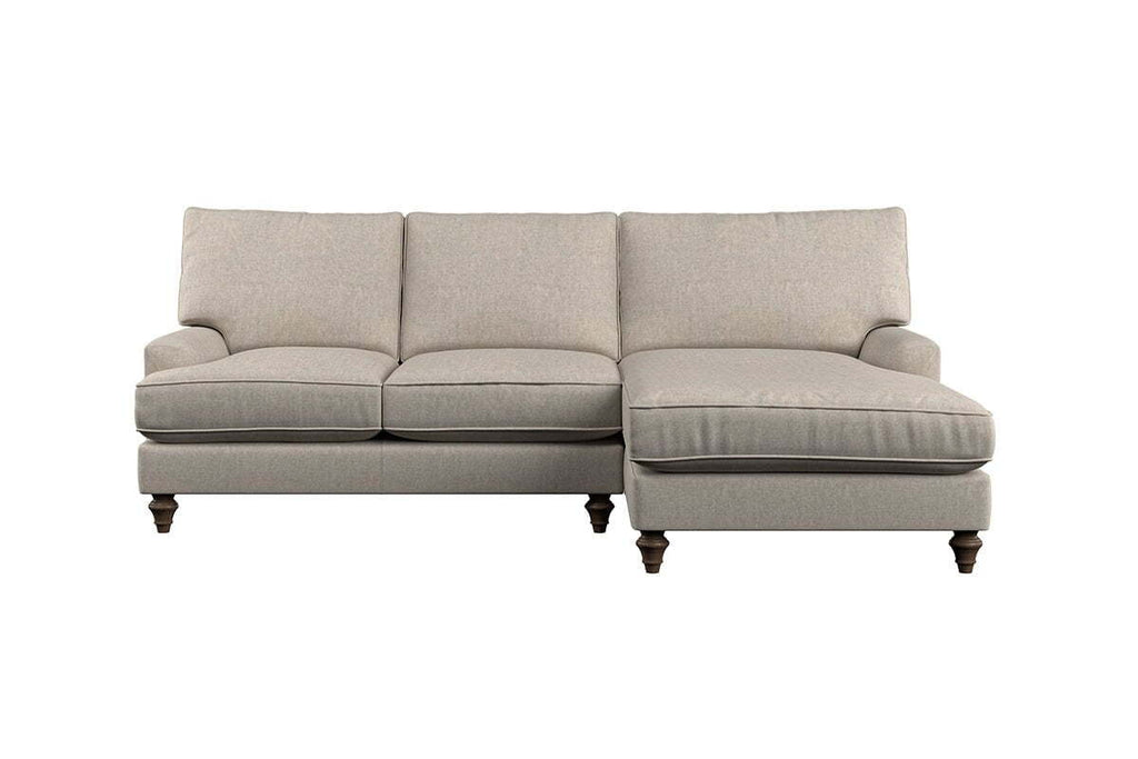 Marri Large Right Hand Chaise Sofa - Brera Linen Indigo