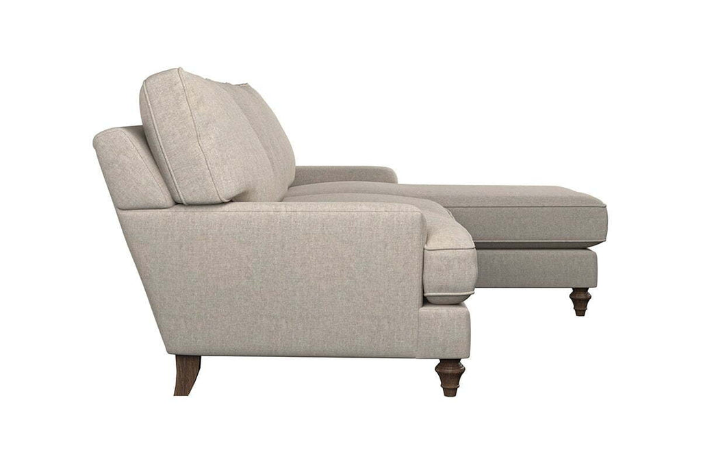 Marri Large Right Hand Chaise Sofa - Brera Linen Indigo