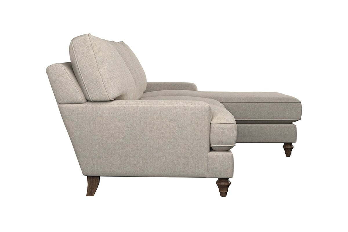 Marri Large Right Hand Chaise Sofa - Brera Linen Indigo