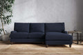 Marri Large Right Hand Chaise Sofa - Brera Linen Indigo