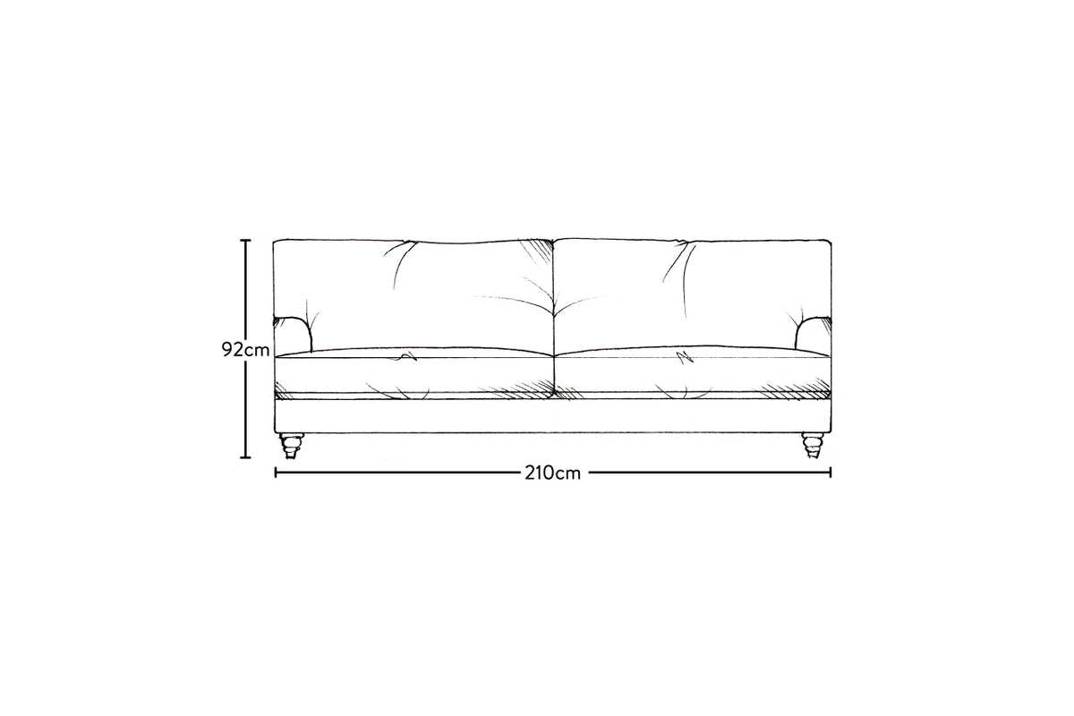 Marri Large Sofa - Brera Linen Sage