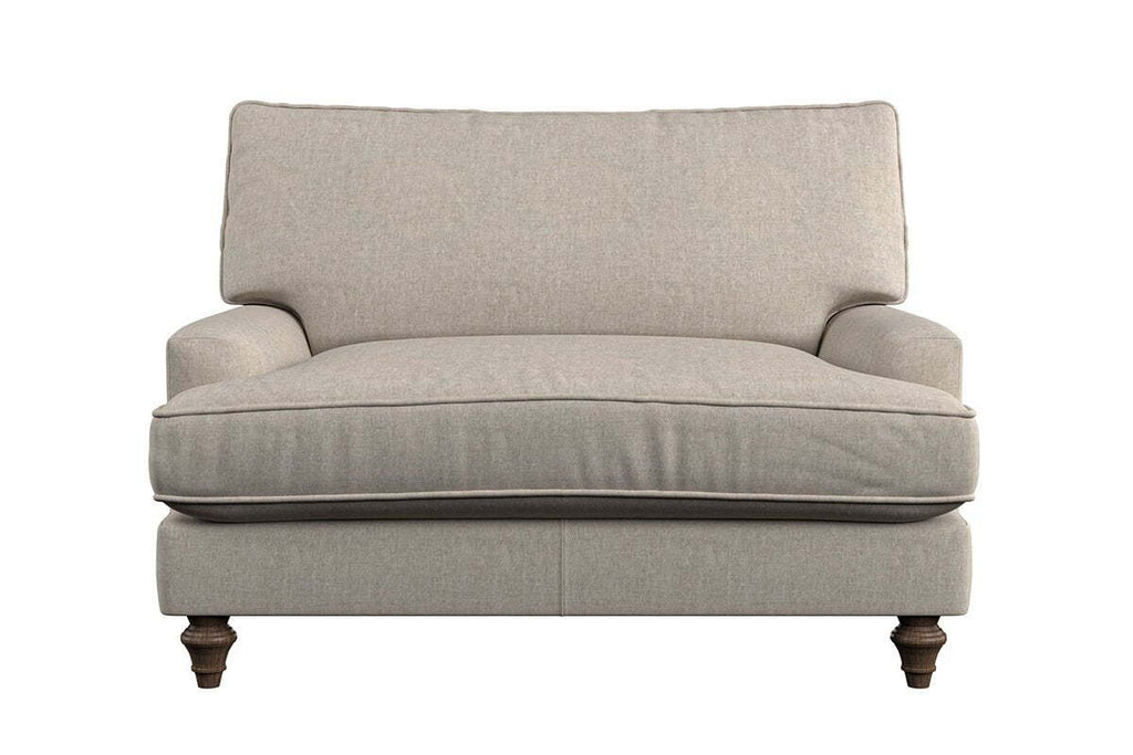 Marri Love Seat - Brera Linen Espresso