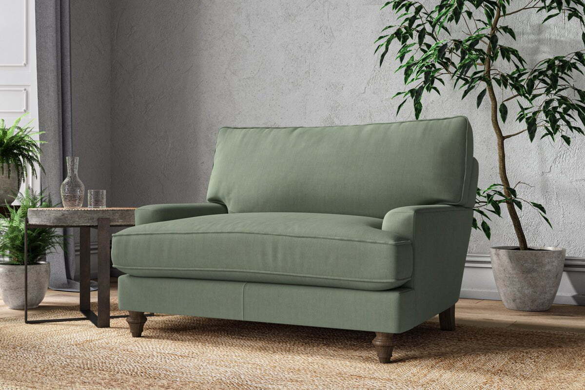 Marri Love Seat - Brera Linen Jade