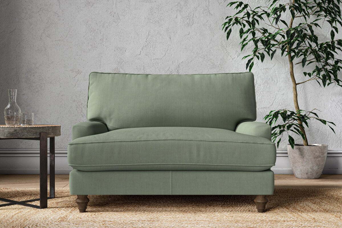 Marri Love Seat - Brera Linen Jade