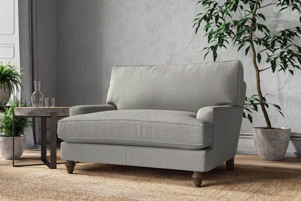 Marri Love Seat - Brera Linen Smoke