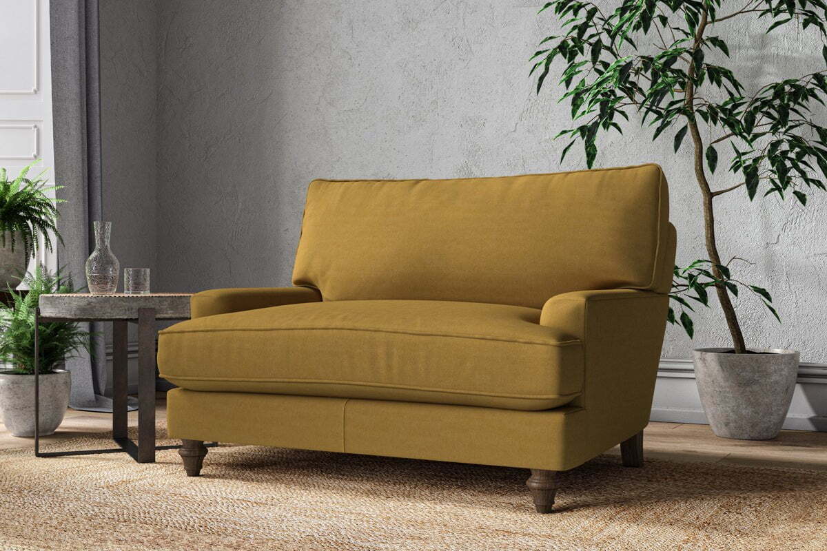 Marri Love Seat - Recycled Cotton Ochre