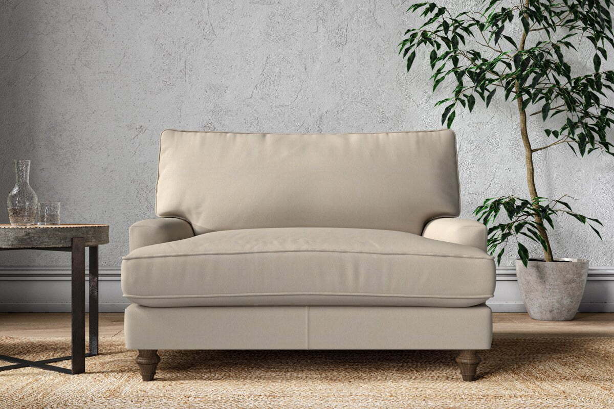 Marri Love Seat - Recycled Cotton Stone