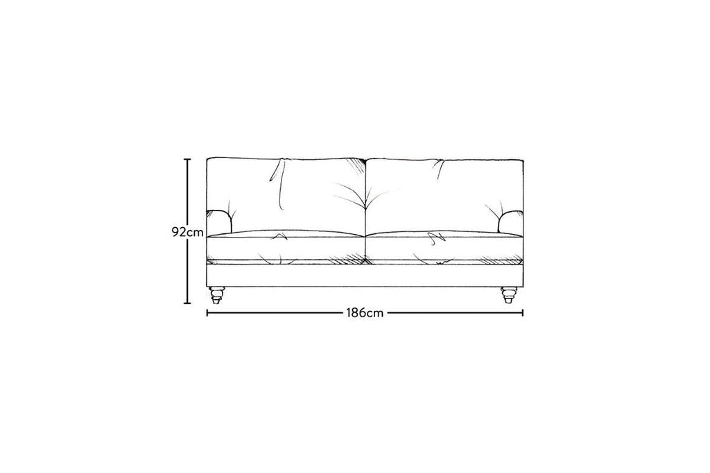 Marri Medium Sofa - Recycled Cotton Ochre