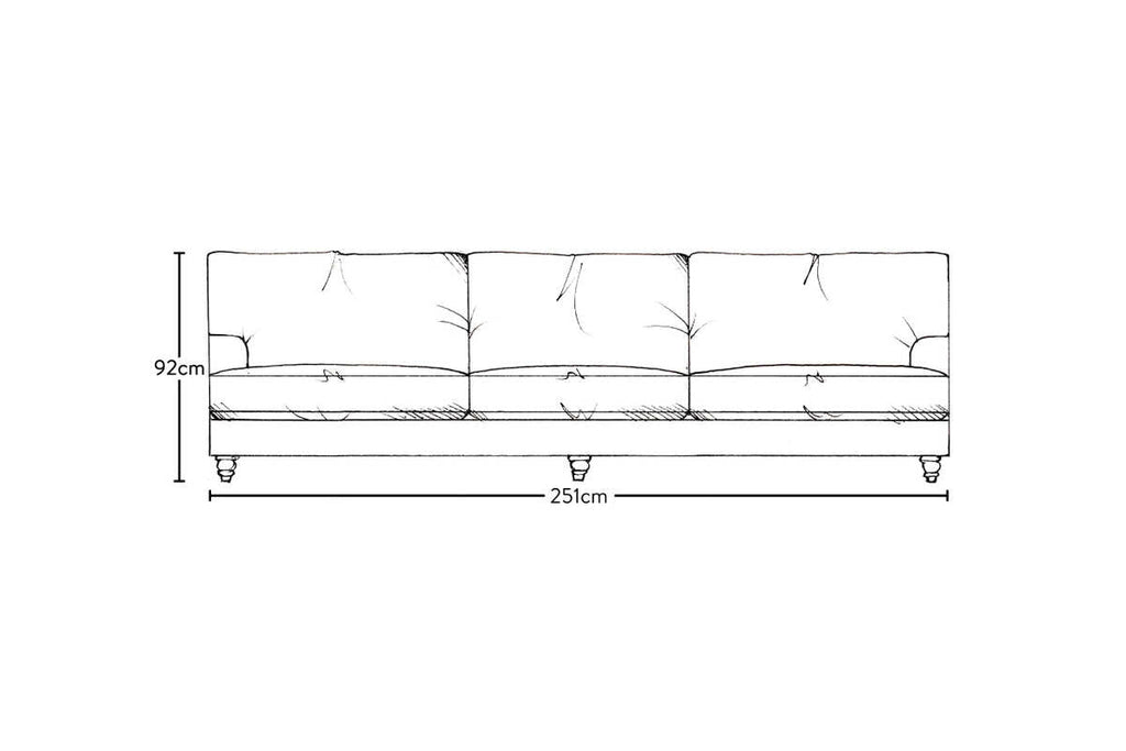 Marri Super Grand Sofa - Brera Linen Natural