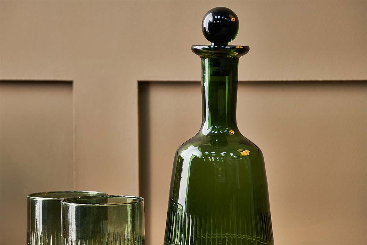 Mila Decanter - Dark Emerald
