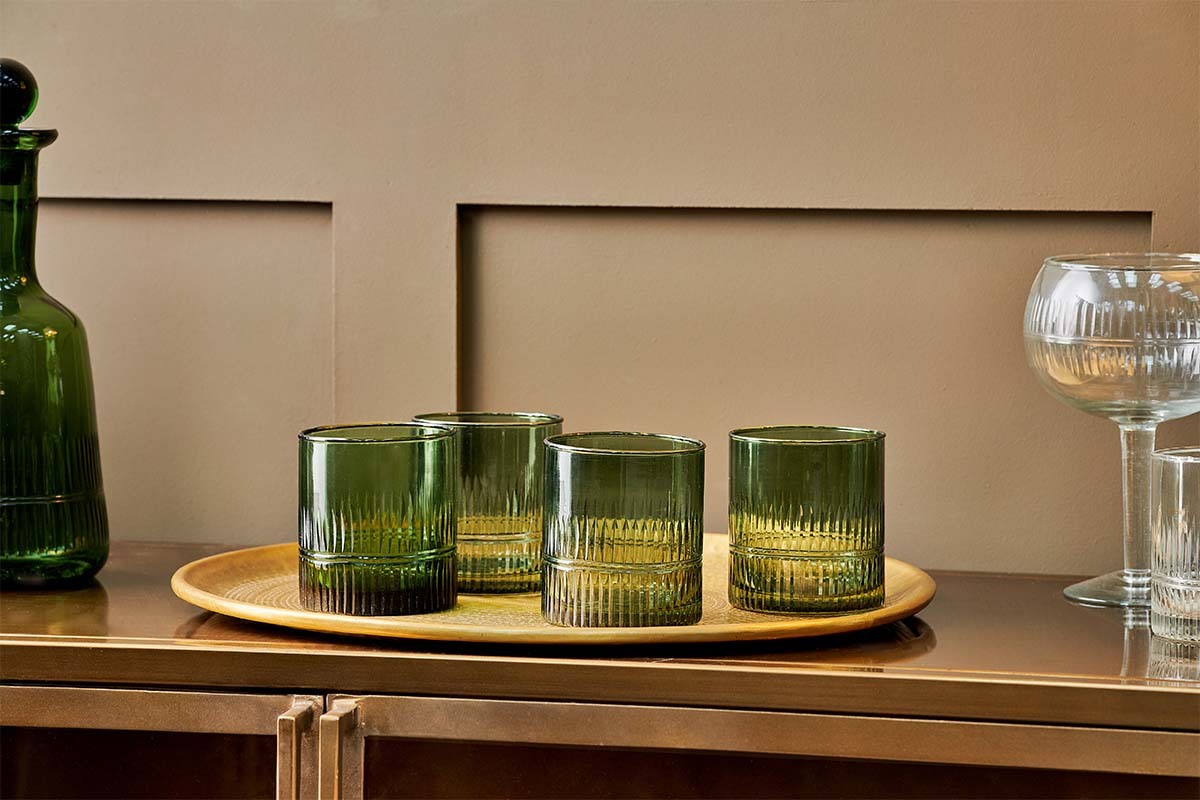 Mila Tumbler - Dark Emerald (Set of 4)
