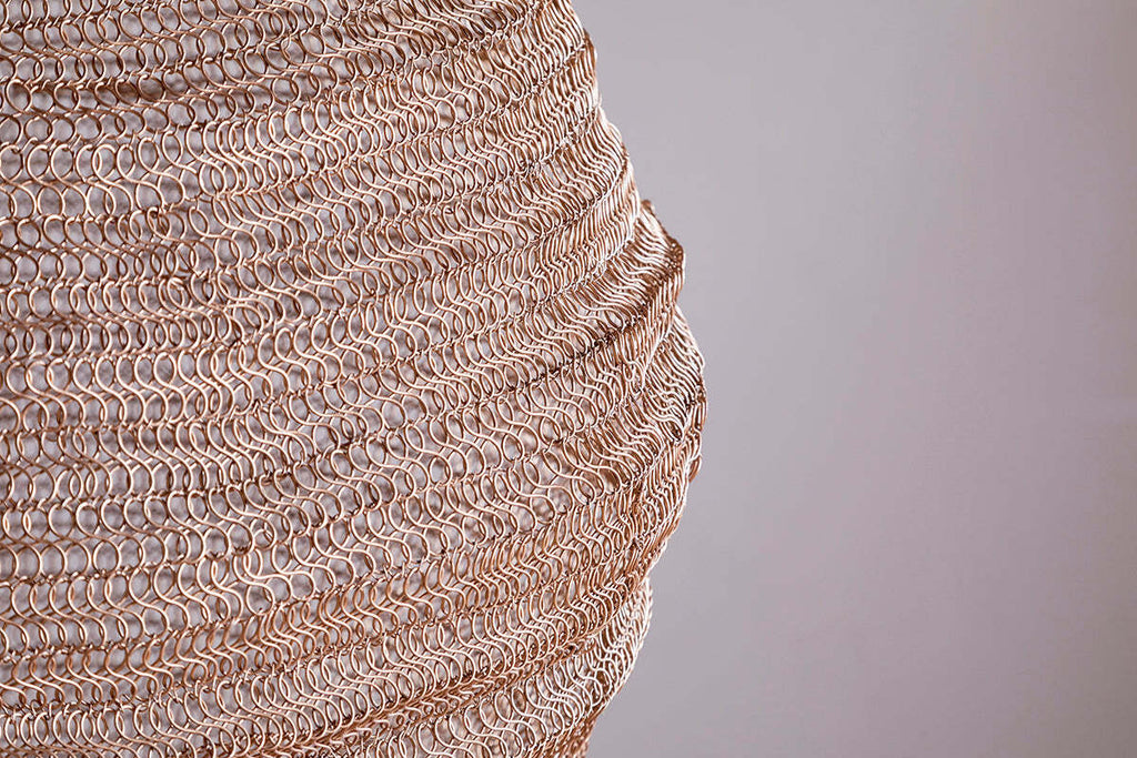 Mukuni Wire Lampshade - Brass - Large