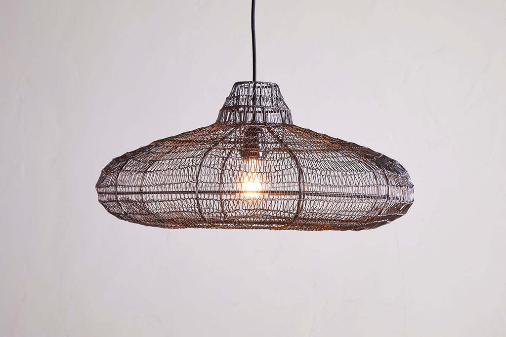 Mukuni Wire Lampshade - Bronze/Black