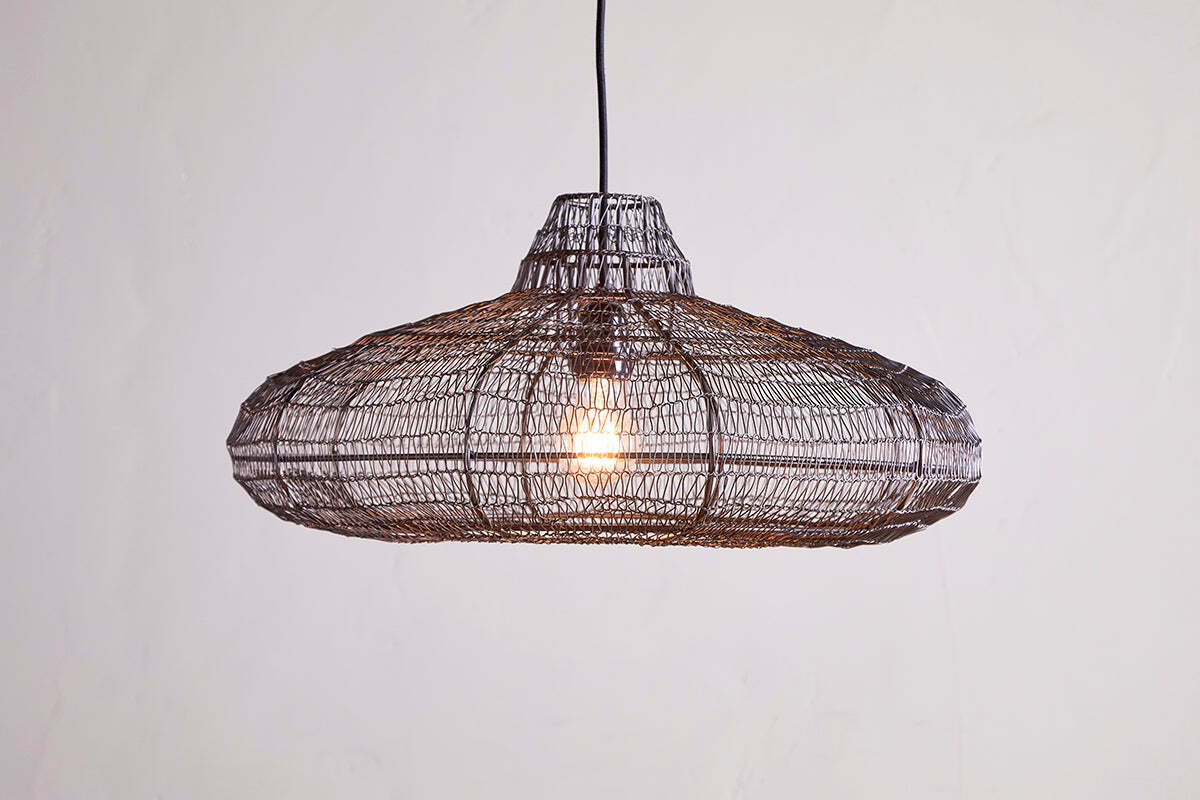 Mukuni Wire Lampshade - Bronze/Black