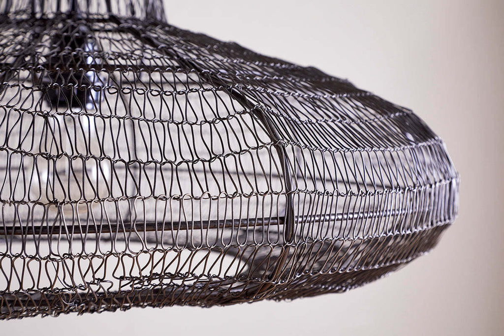 Mukuni Wire Lampshade - Bronze/Black