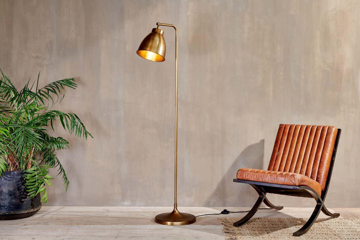 Muturi Floor Lamp - Antique Brass