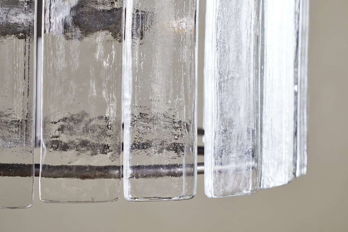 Nauka Statement Pendant - Aged Bronze & Clear