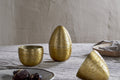 Mutti Hammered Opening Egg - Antique Brass