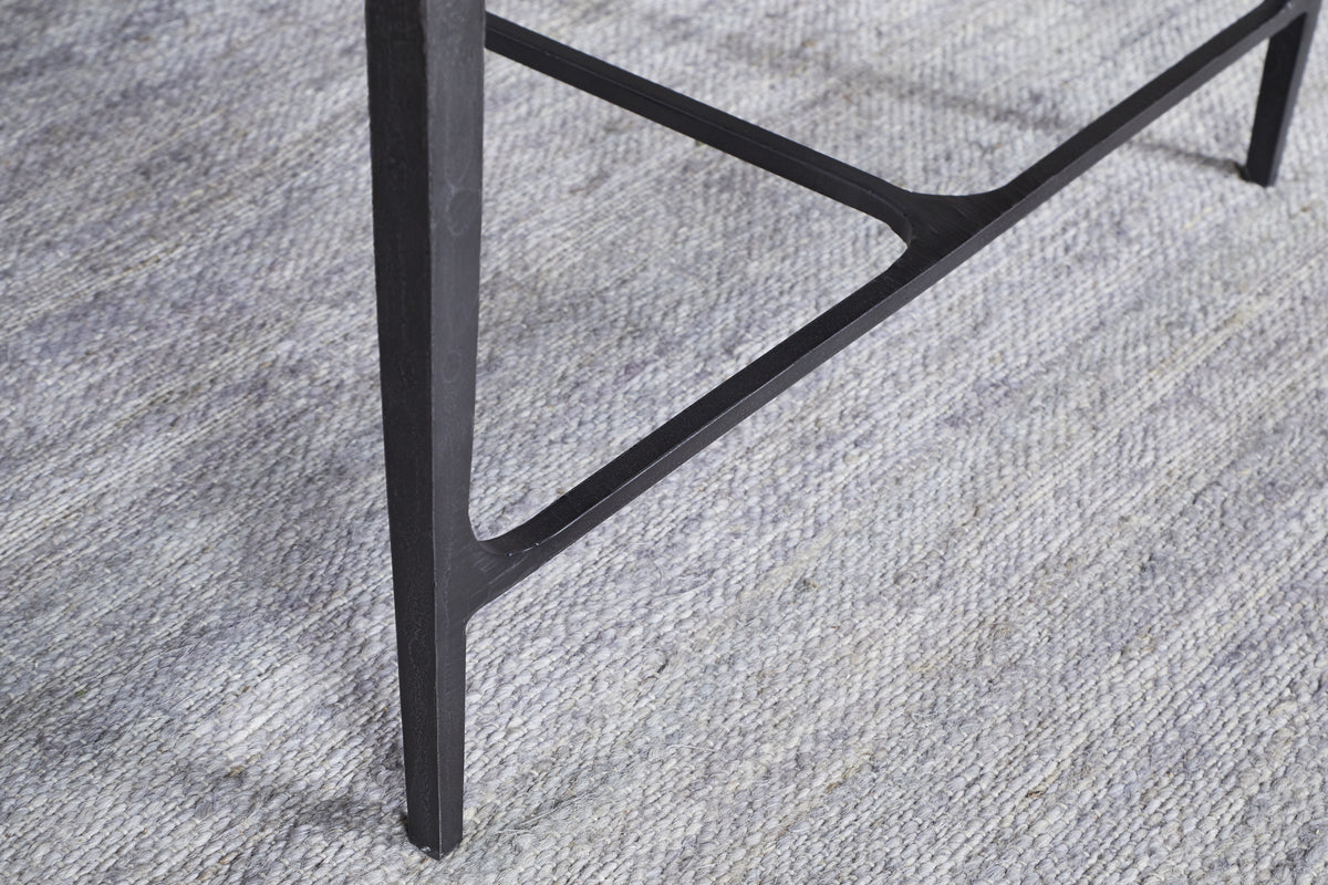 Sita Reclaimed Wood & Iron Coffee Table - Chocolate Brown