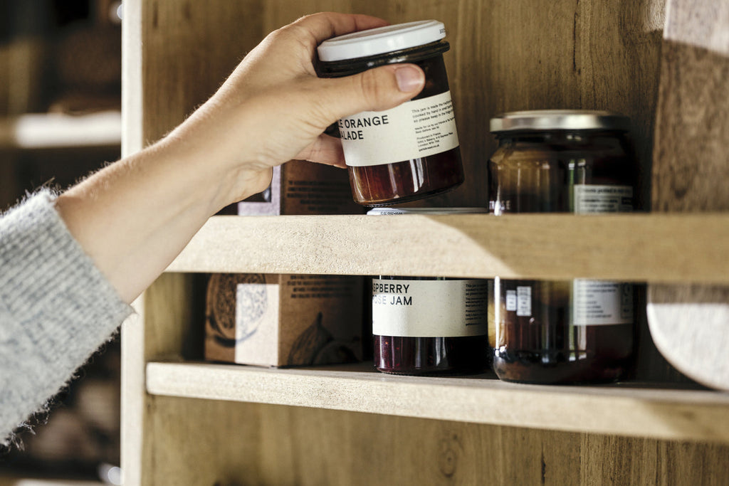 Vivan Grooved Pantry Cupboard - Natural