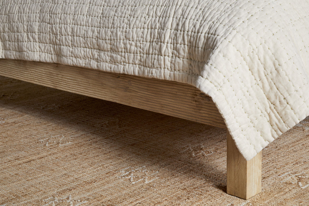 Vivan Grooved Bed - Natural