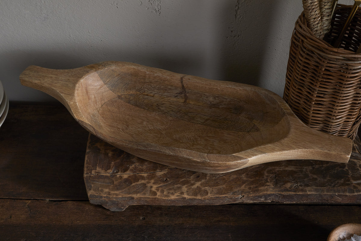Naashta Handled Serving Bowl - Natural