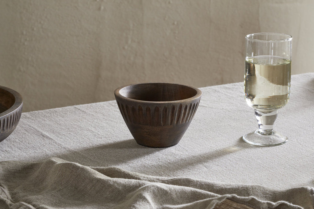 Eisha Serving Bowl - Brown