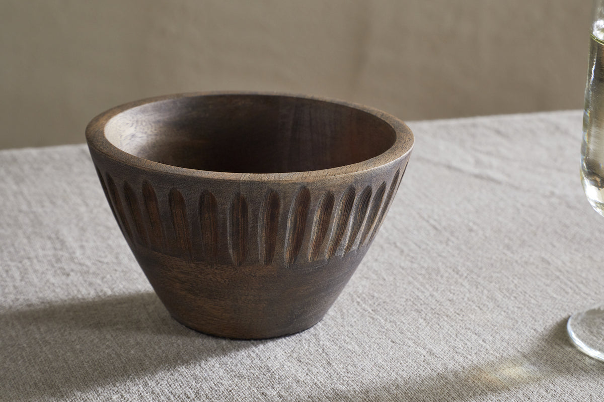 Eisha Serving Bowl - Brown