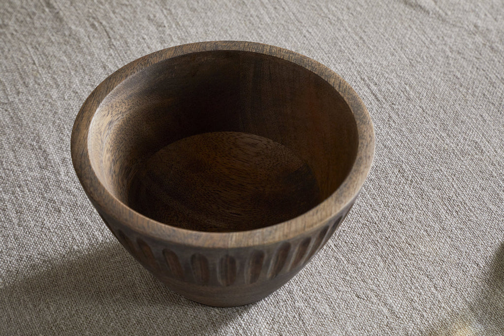 Eisha Serving Bowl - Brown