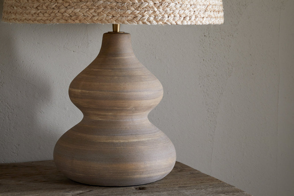 Dalat Ceramic Table Lamp Base - Natural