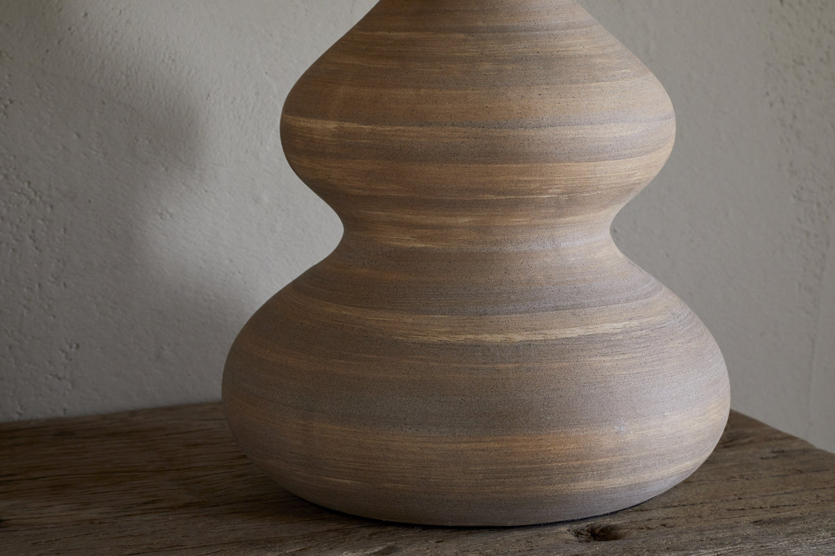 Dalat Ceramic Table Lamp Base - Natural