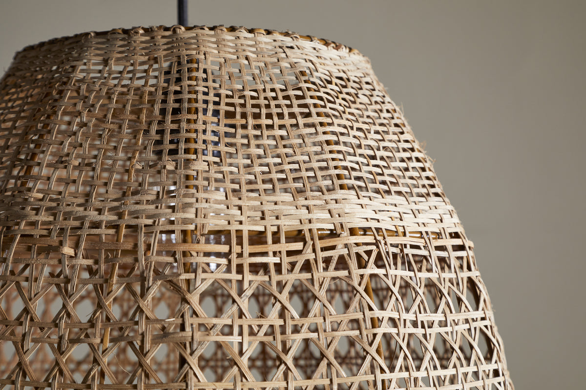 Shawa Rattan Lampshade - Natural