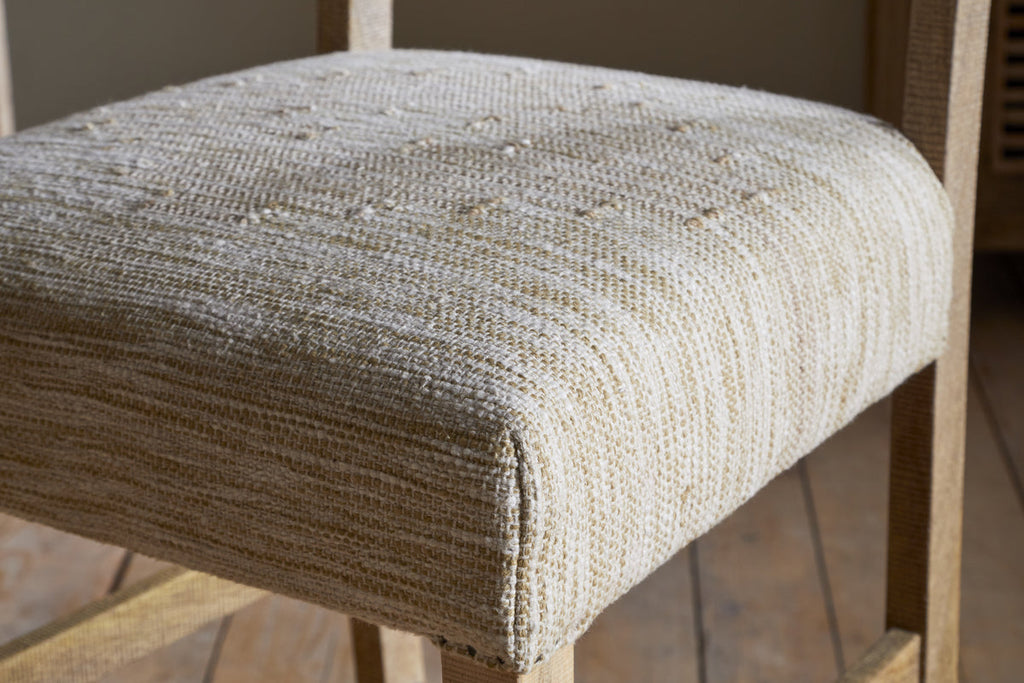 Zoha Cotton & Jute Upholstered Counter Chair - Natural