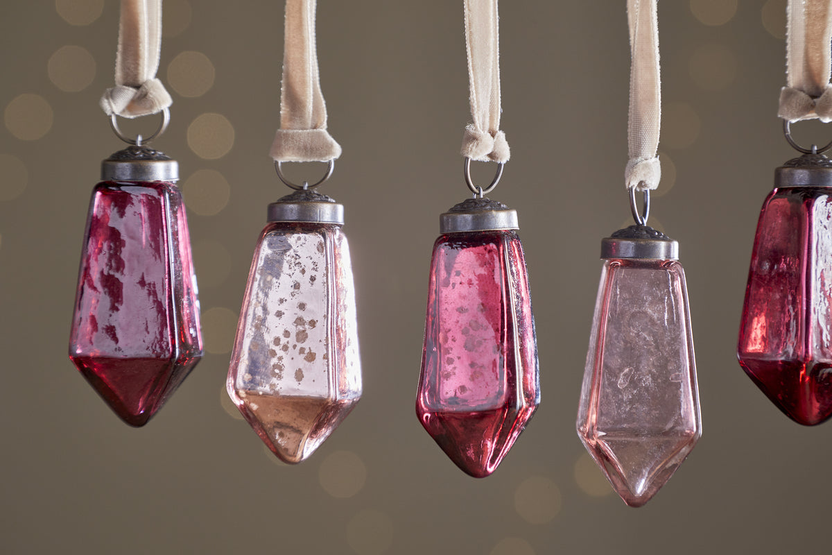 Ratnam Baubles - Mixed Merlot - (Set of 8)