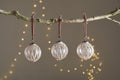 Bayana Woven Baubles - Natural & Clear - (Set of 3)