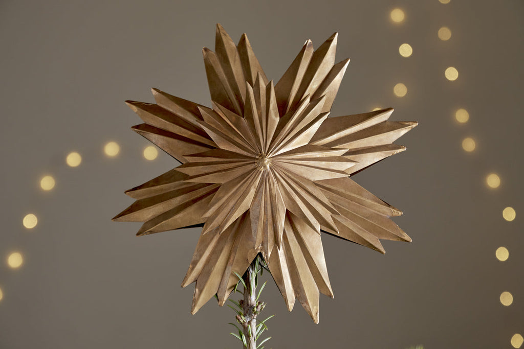 Amata Tree Topper - Antique Brass