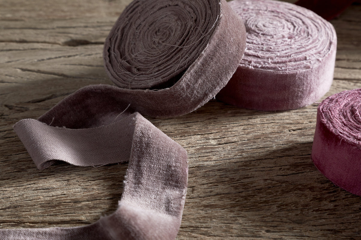 Jirani Velvet Ribbons - Mixed Colour - (Set of 3)