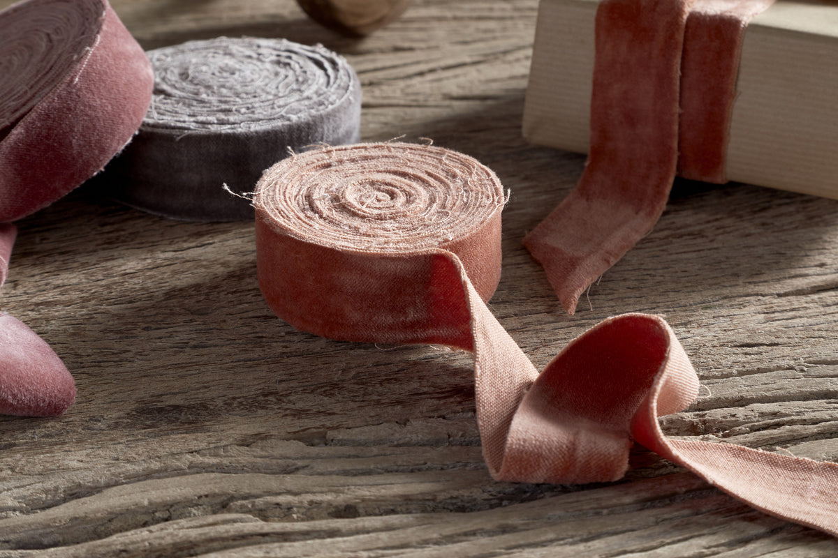 Jirani Velvet Ribbons - Mixed Colour - (Set of 3)