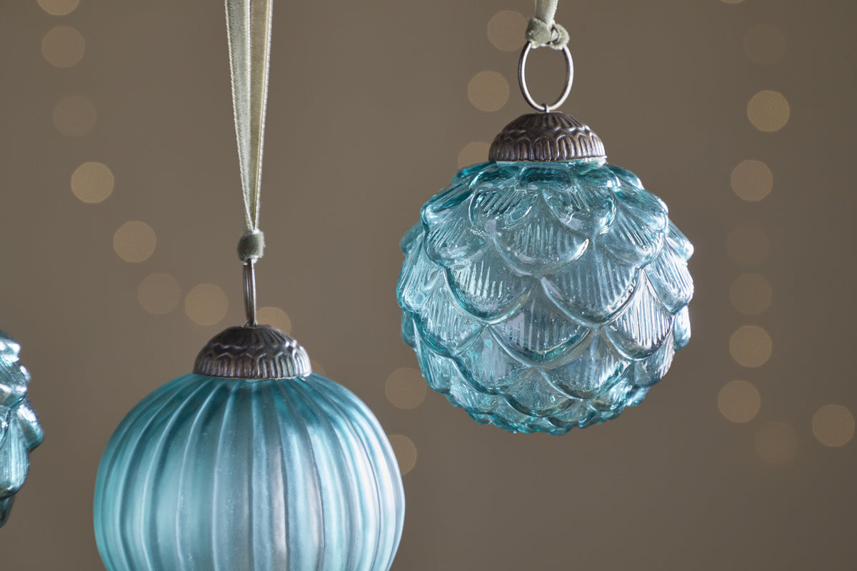 Hara Baubles - Antique Teal - (Set of 4)