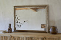Yamuna Rectangular Mirror - Aged Antique Brass - Large