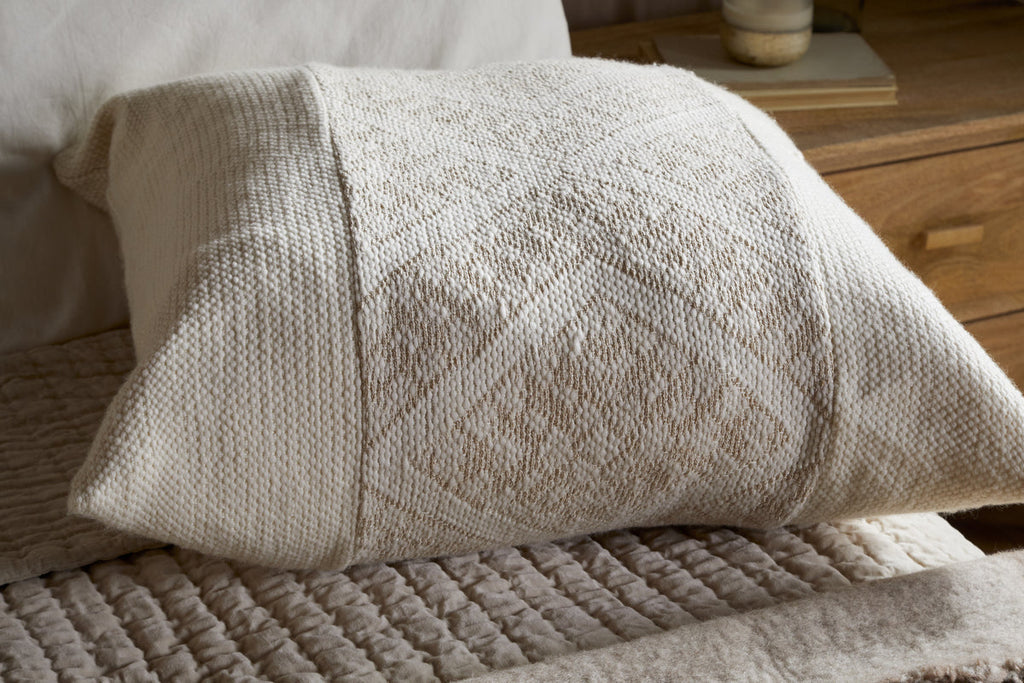 Girja Merino Cushion Cover - Cream