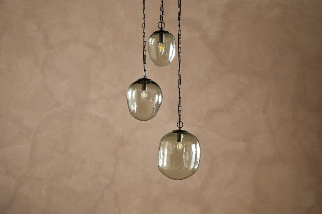 Sanvika Organic Cluster Pendant - Green