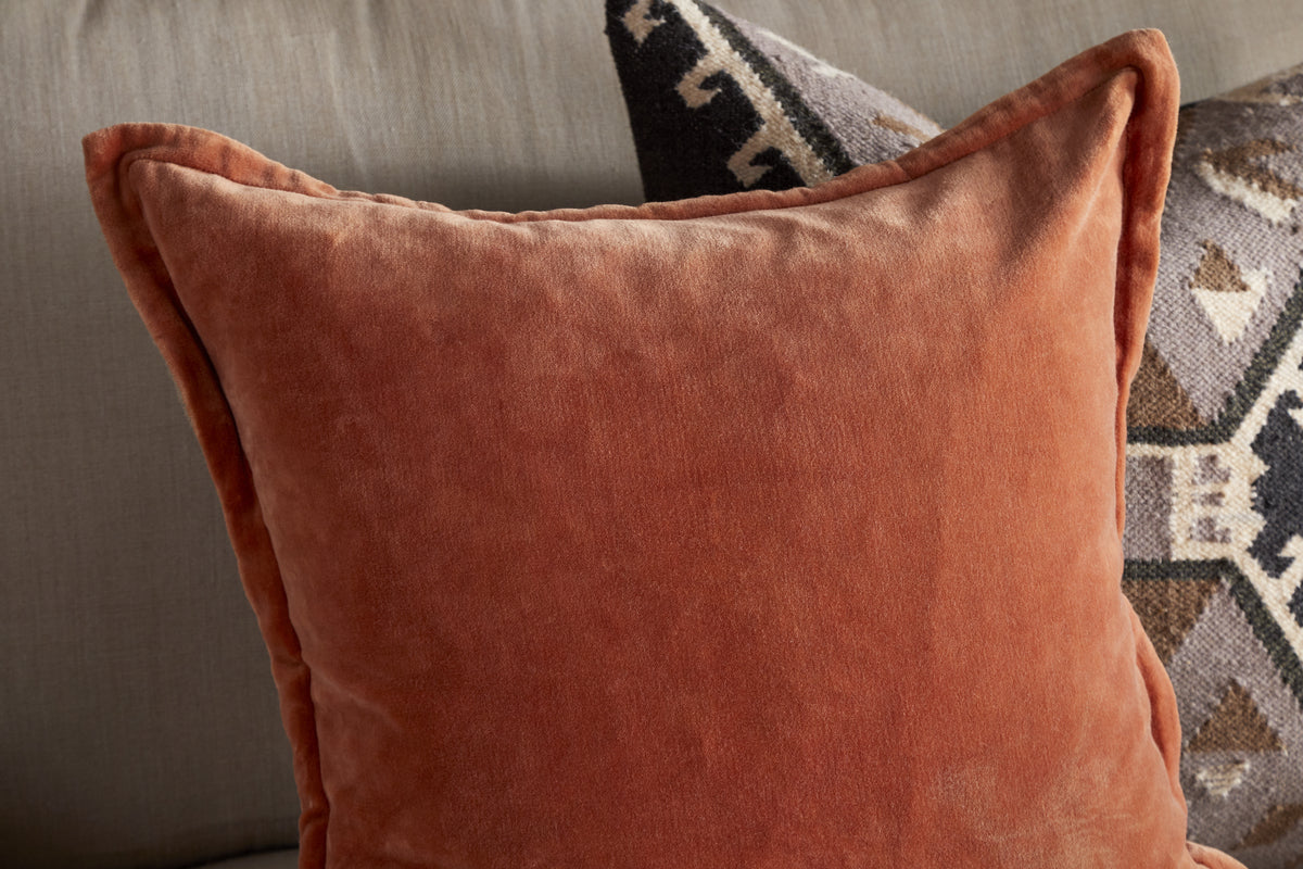 Menmai Velvet Cushion Cover - Cinnamon