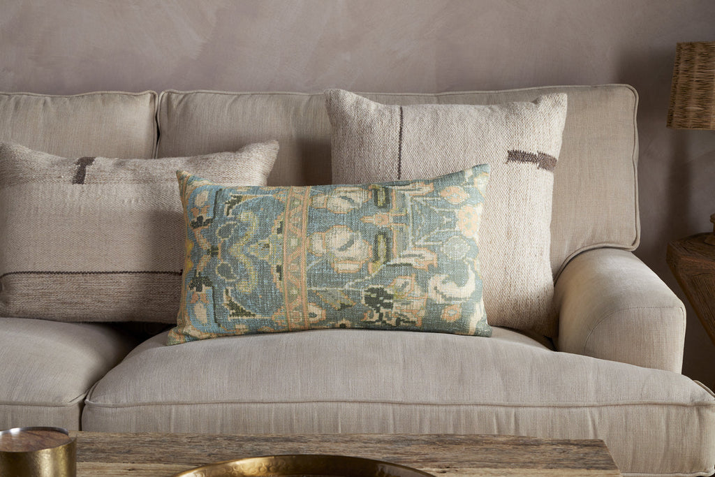 Selyo Tapestry Cushion Cover - Green
