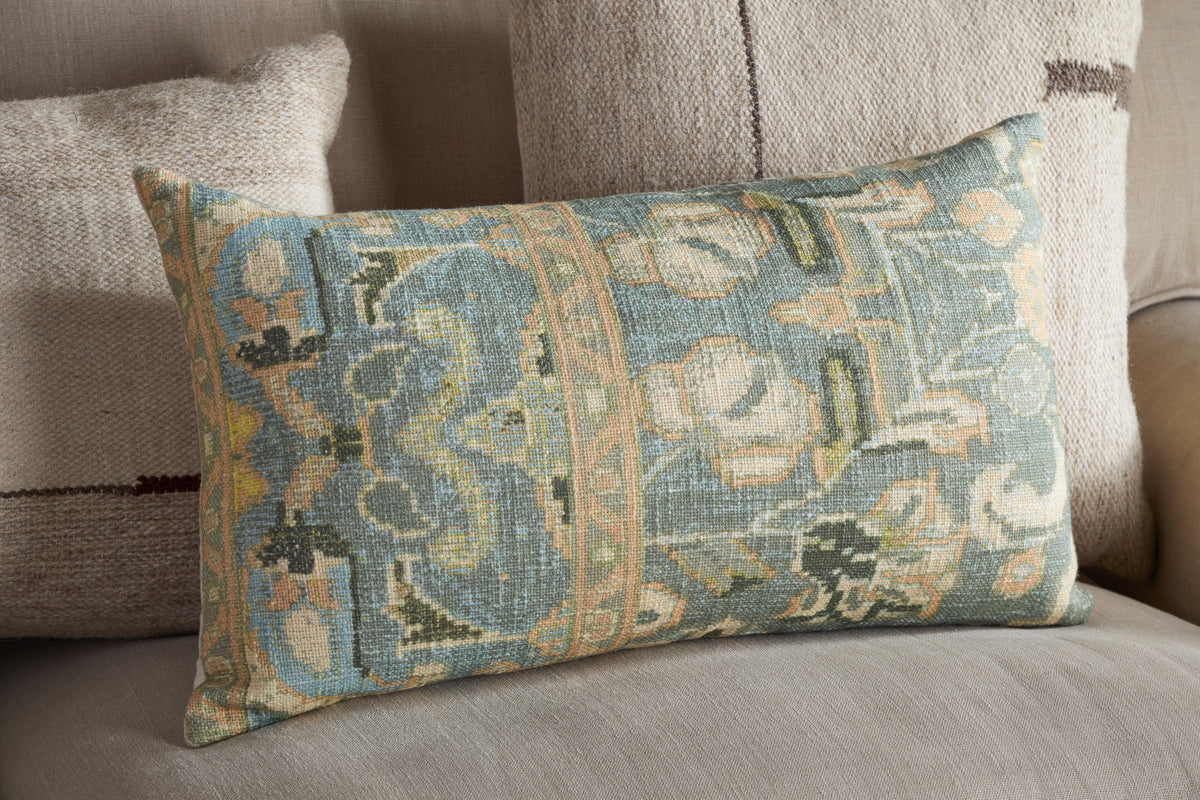 Selyo Tapestry Cushion Cover - Green