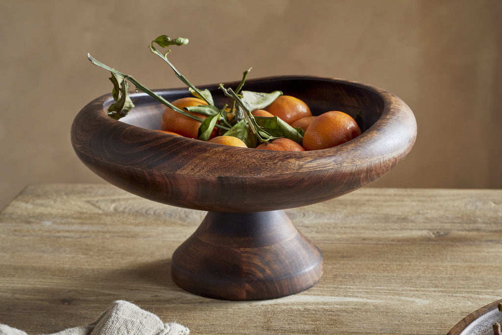 Sindar Pedestal Bowl - Natural