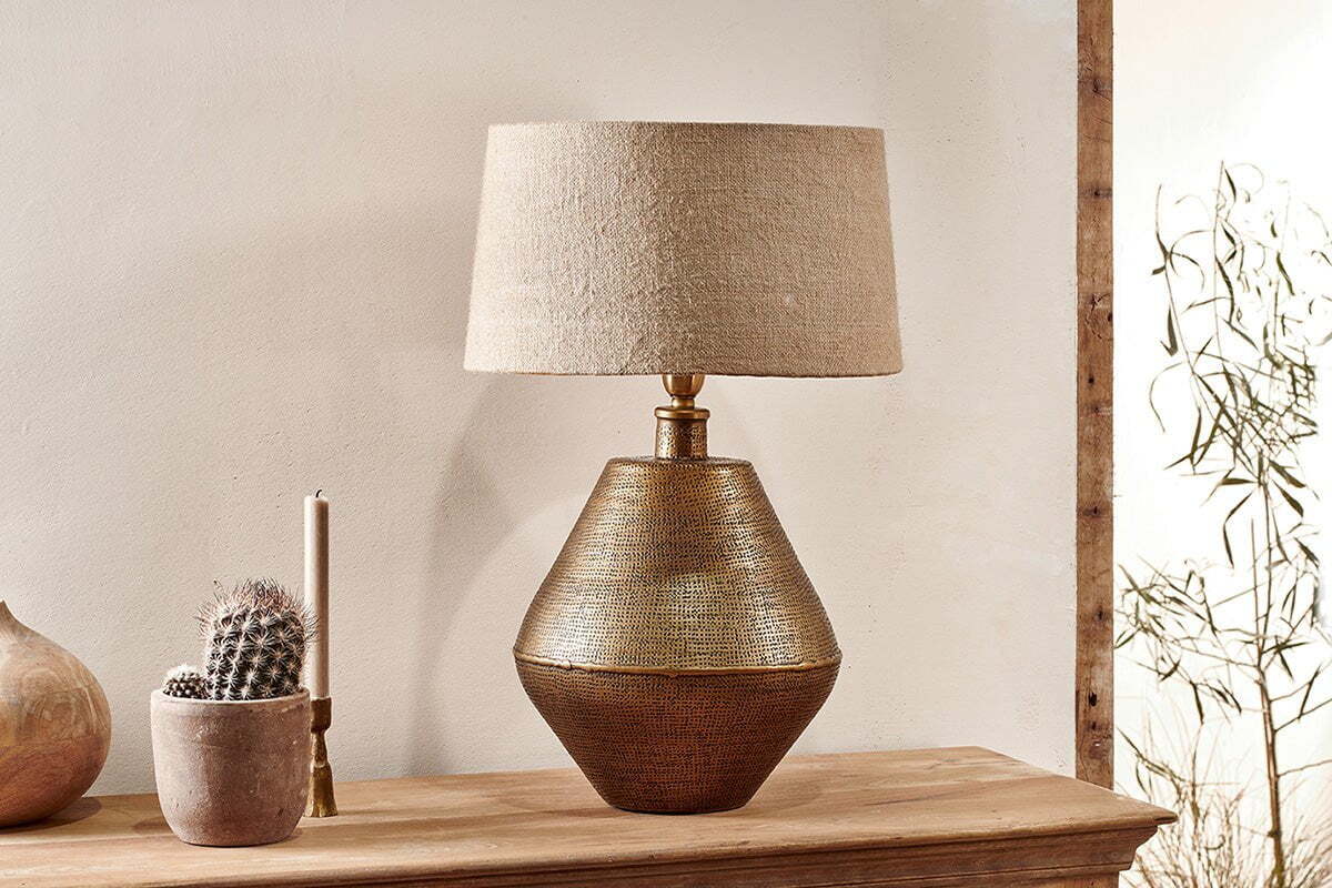 Nalgonda Lamp Base - Antique Brass - Large