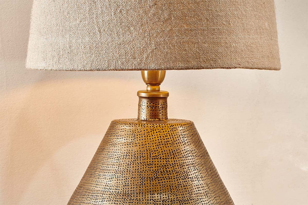 Nalgonda Lamp Base - Antique Brass - Small