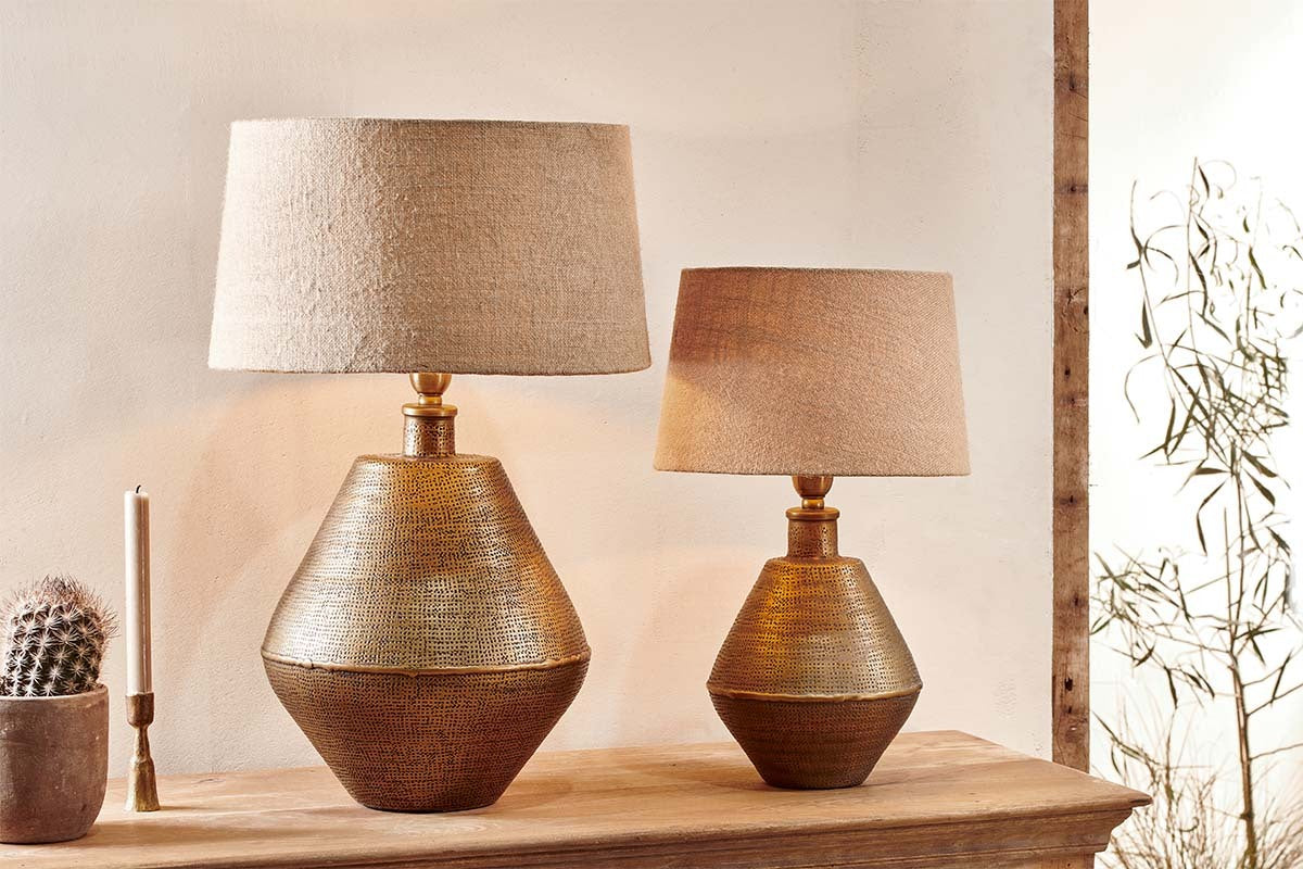 Nalgonda Lamp Base - Antique Brass - Small